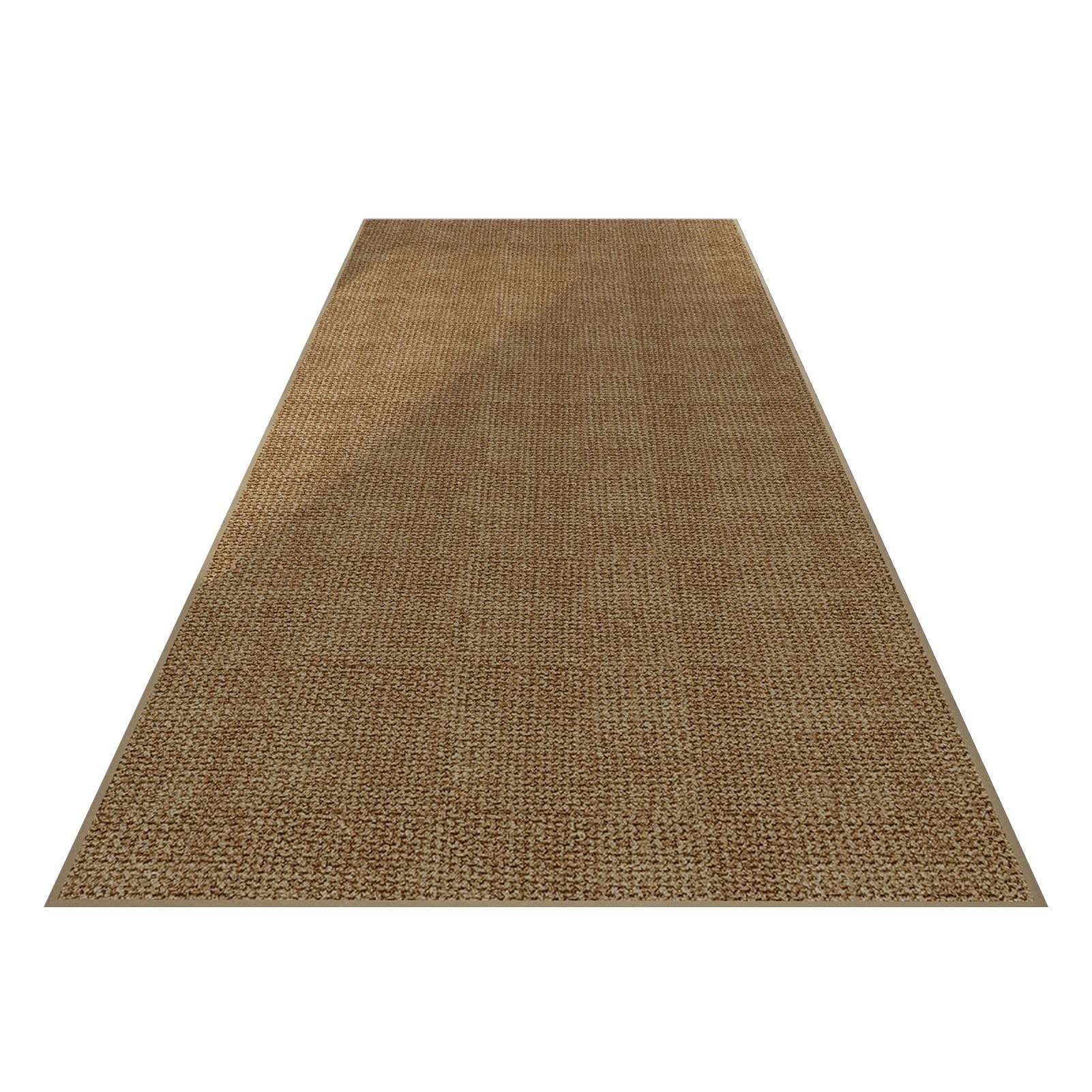 Tapis de cuisine gris marron lavable pour protéger le sol des projections