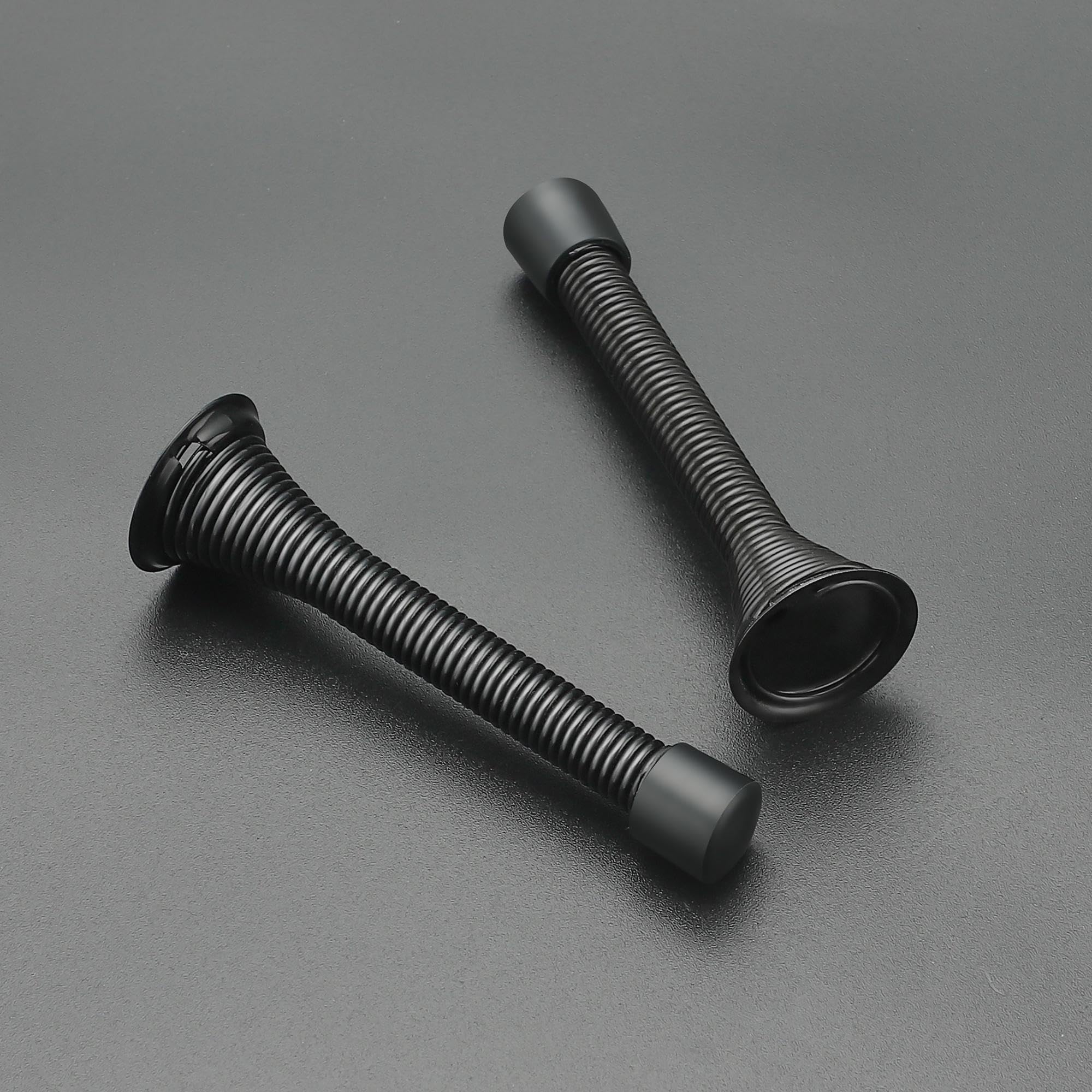 Snapklik.com : Ravinte Door Stoppers, 48 Pack Black Spring Door Stops