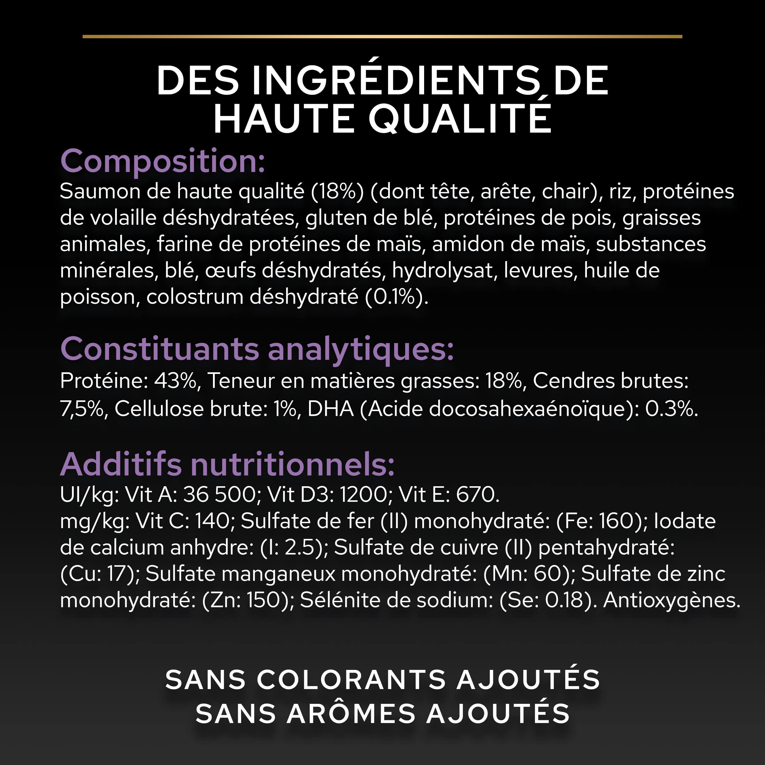 PURINA PRO PLAN | Healthy Start | Croquettes pour Chaton Stérilisé | Renforce les défenses naturelles du chaton et la réponse immunitaire | Riche en Saumon | Sac | 3Kg