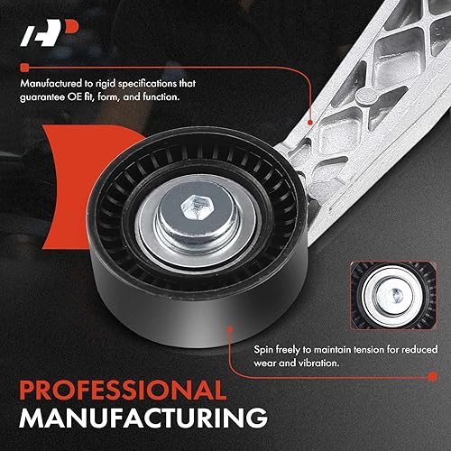 Miniatura 4 de A-Premium Conjunto tensor de correa con polea compatible con Mini Cooper 2007-2015, Cooper Paceman 2011-2015, Cooper Countryman 2013-2015 1.6L,