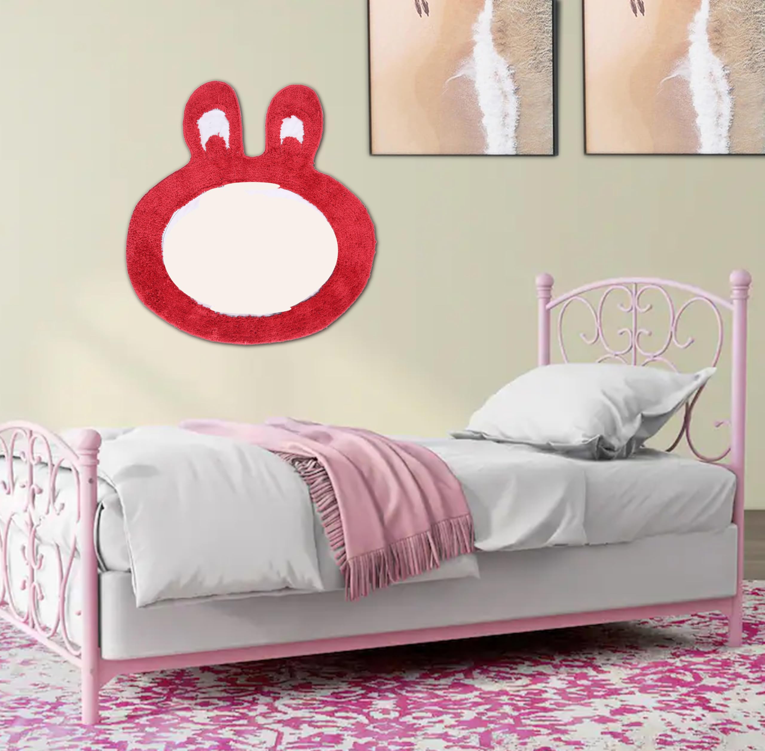 AAZEEM Premium Printed Doll Rug|Rug|Size - 30 X 56 Cm|PlayMats for Babies, Infants and Toddlers and Pets|Washable Rugs 30 X 56Cm Area Rugs for Living Room|Secret Doll |