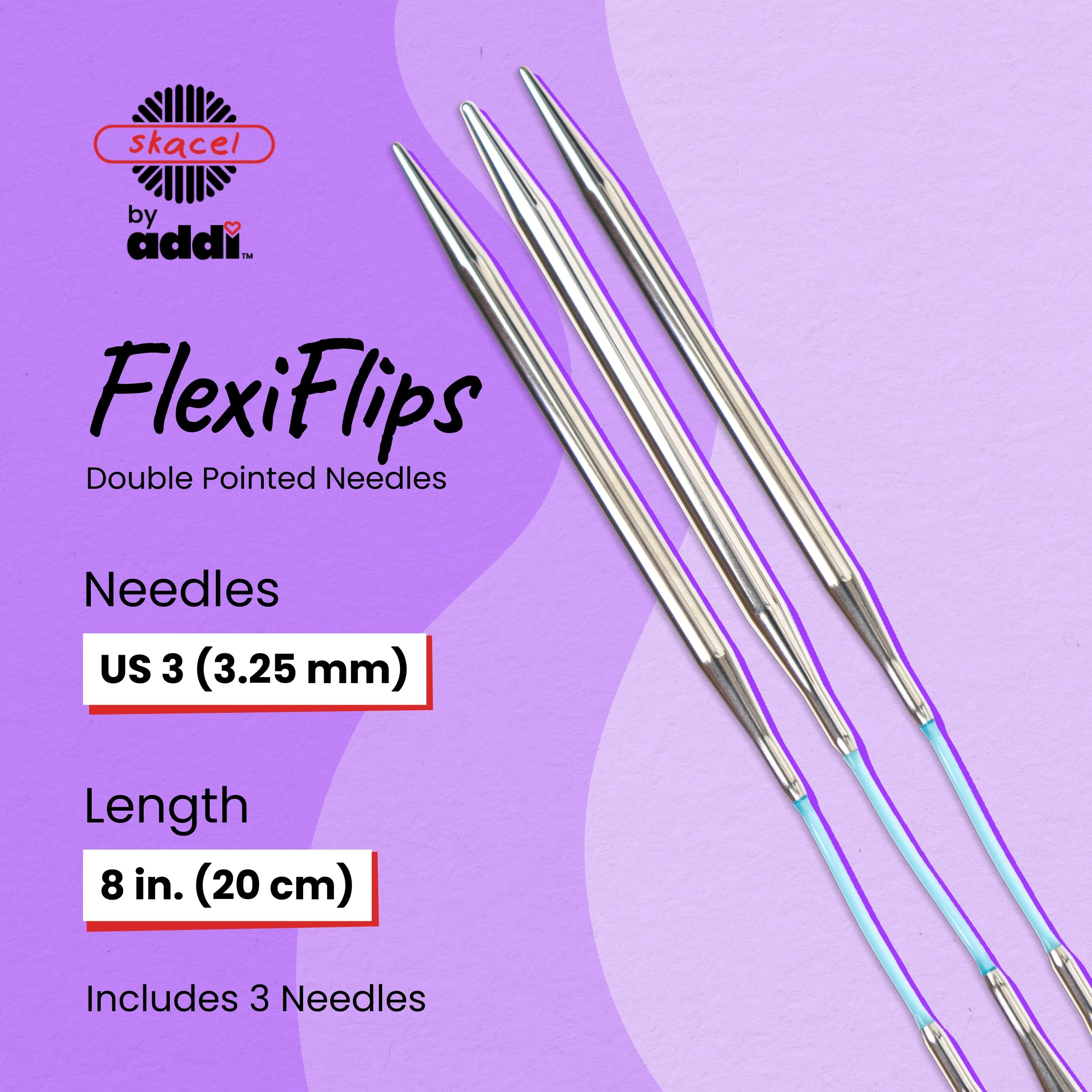 Addi flexiflips Agujas de tejer de doble punta