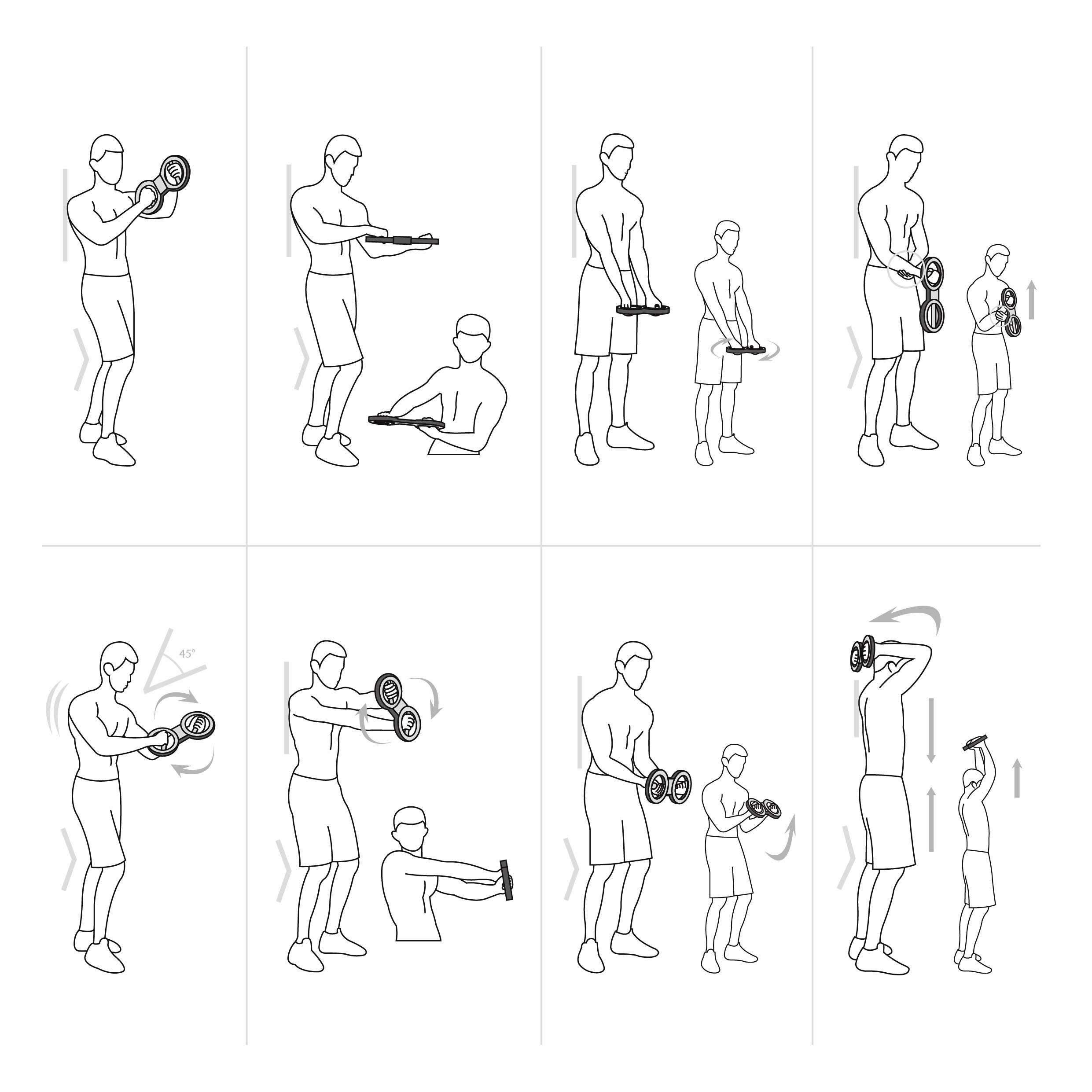 Amazon | ウルトラスポーツ マルチ筋力トレーナー 負荷レベル バーベル