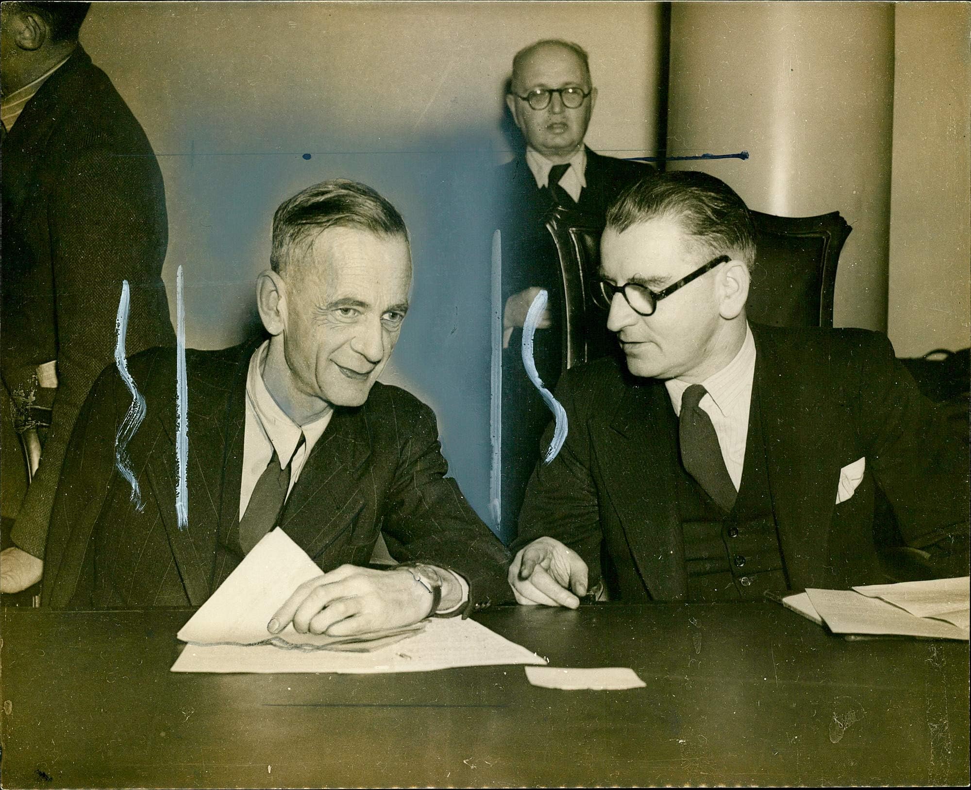 Vintage photo of Portrait of Dr. Kurt Schumacher