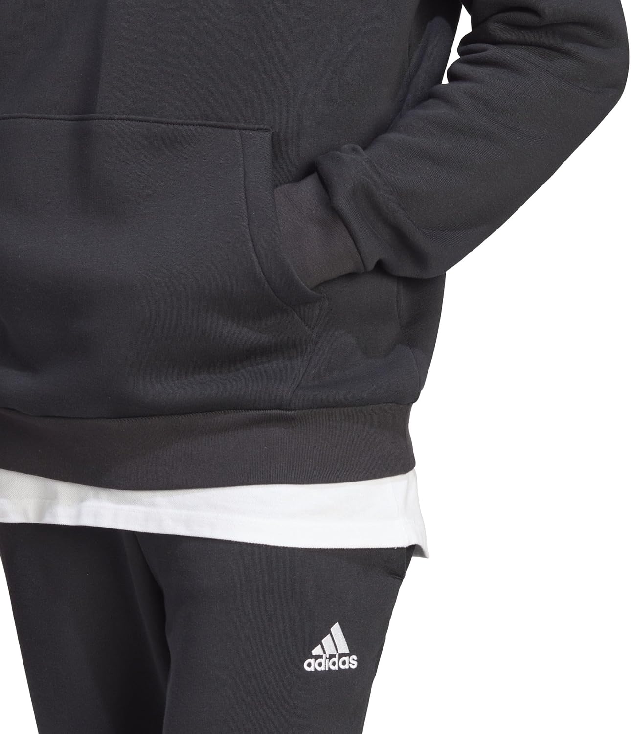 adidas Essentials Mens Big Logo Hoodie LT - Image 6