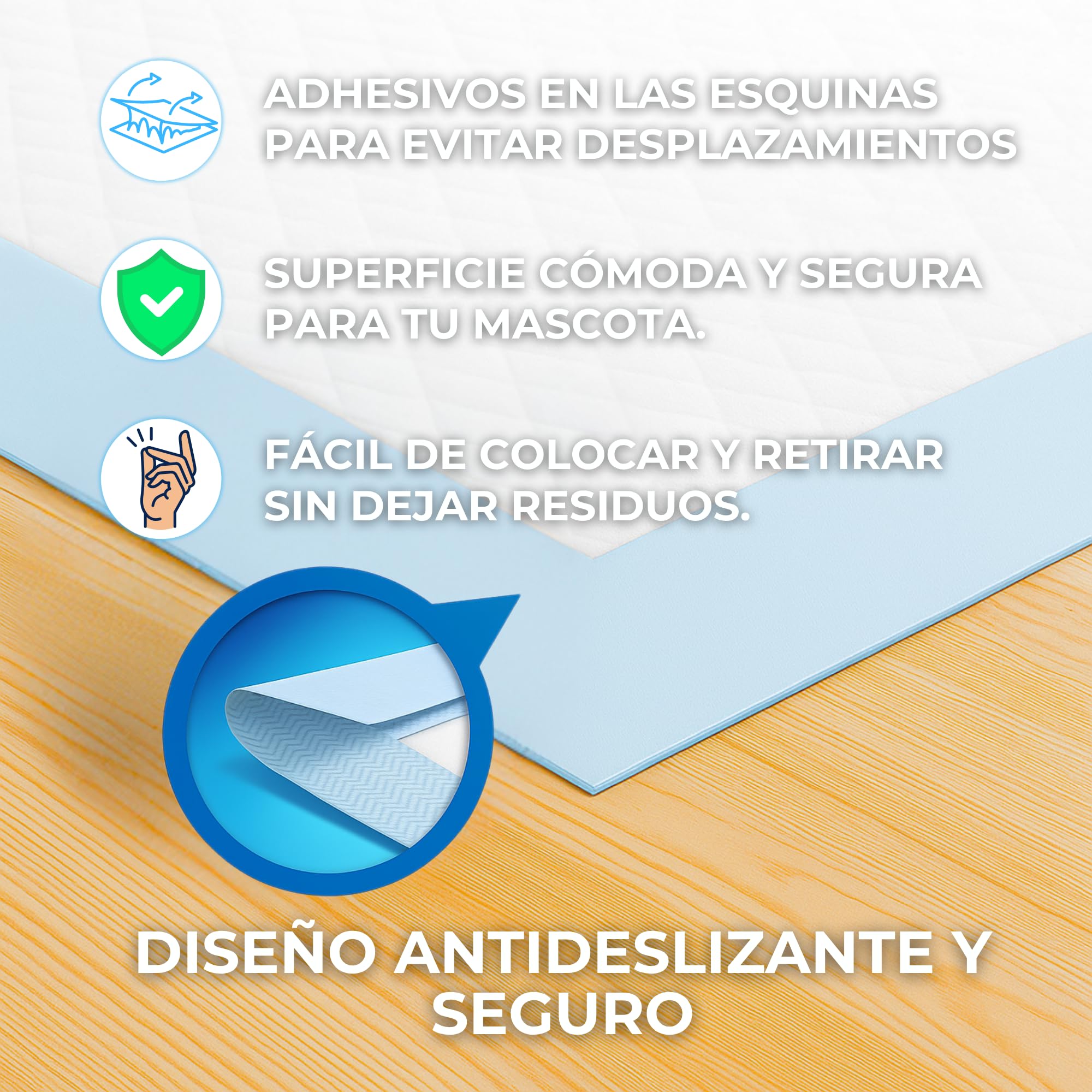 MOLY 60 Empapadores para Perros 90 x 60 cm Desechables | X6 Pack 10 Almohadillas Higiénicas de Adiestramiento Desechables para Mascotas | Neutraliza Olor | Rápida Absorción