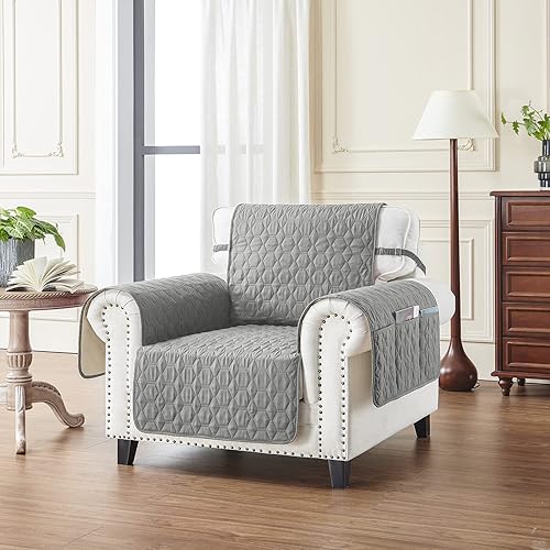 Miniatura 8 de RBSC - fundas para sofá reclinables (2019) para el hogar, 100% impermeable, antideslizante, lavable, protección si tienes mascotas, bebés, perros,