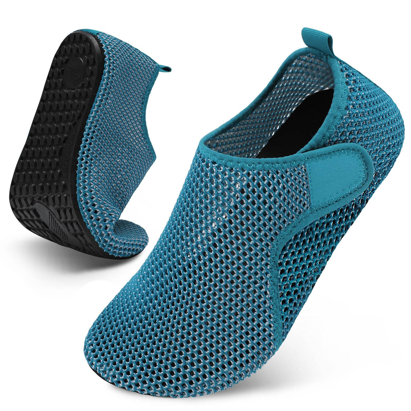 Scurtain Barefoot Water Shoes for Women Men Beach Swim Aqua Socks Summer Quick-Dry Sandals Slippers