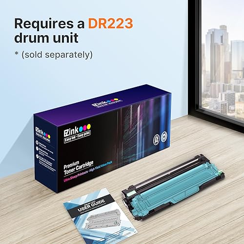 Miniatura 7 de E-Z Ink Cartucho de tóner de repuesto compatible para Brother TN227 TN227BK TN223BK TN-227BK TN-223BK para usar con MFC-L3770CDW MFC-L3750CDW