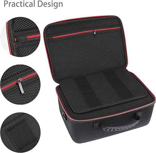 Miniatura 5 de Estuche rígido con insertos de espuma personalizables, funda rígida EVA resistente a los golpes para exteriores para drones pequeños, almacenamiento