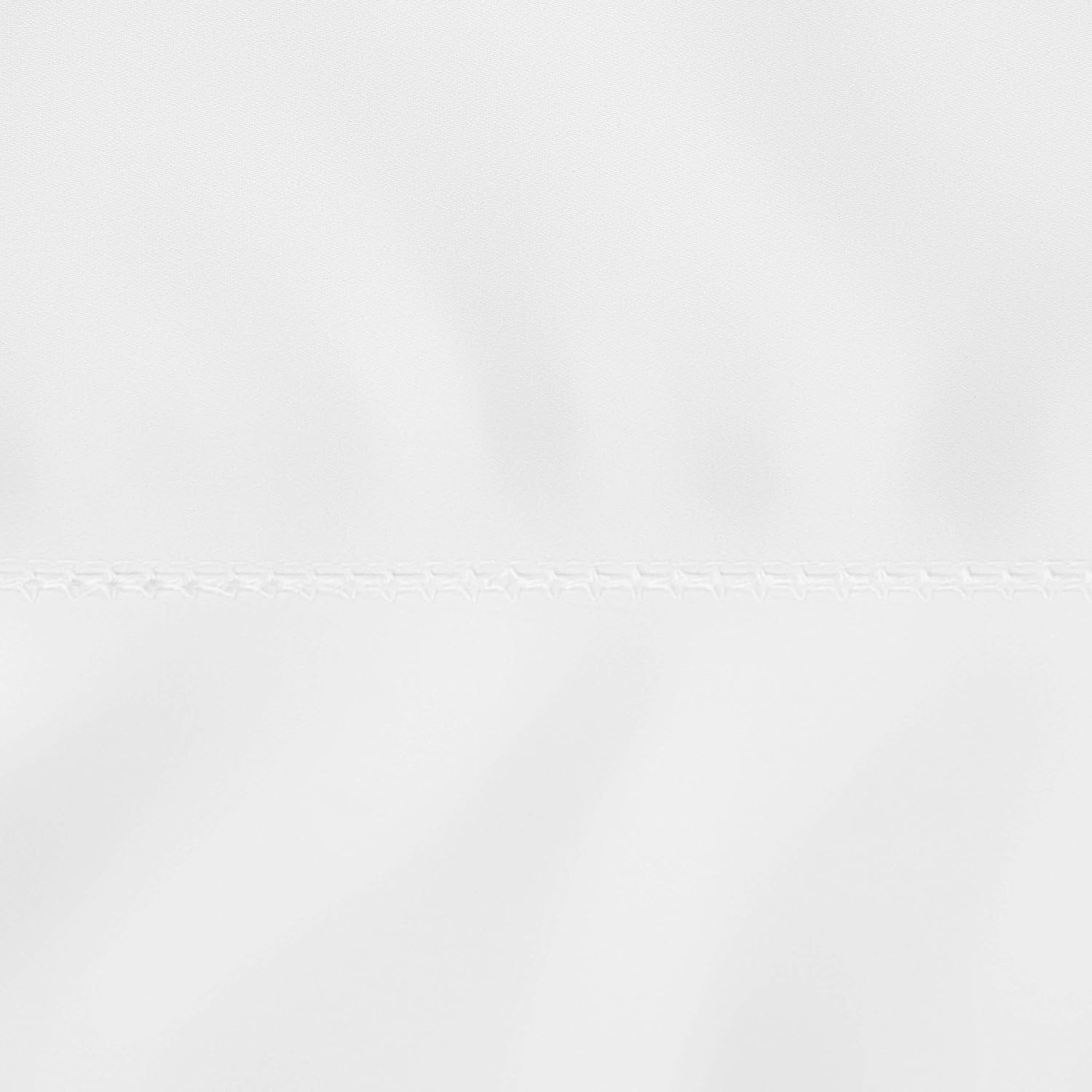 Pointehaven 410SPCWH 410TC Long Staple Cotton Pillow Cases Pair,White,Standard