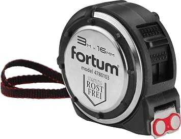 Tape Measure Stainless Steel 3 m Width 16 mm