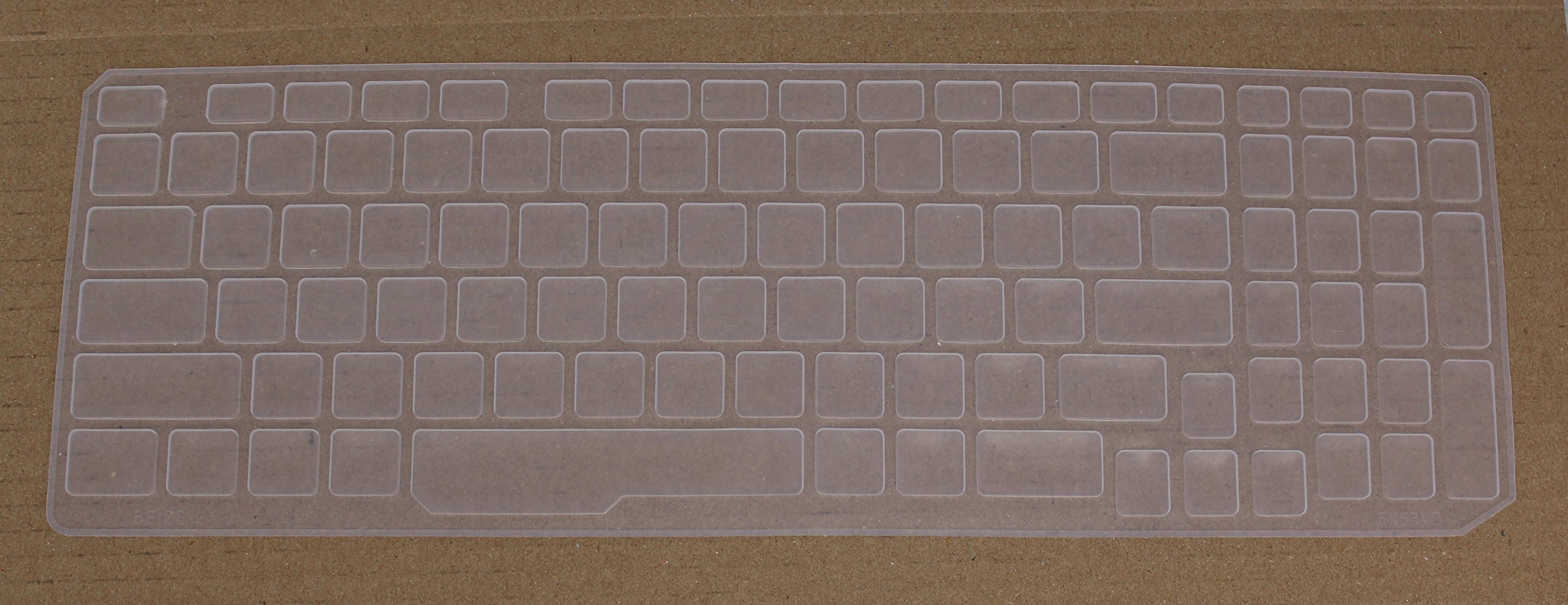 Saco Keyboard Silicon Protector Cover for Asus FX553VD-DM483 15.6-inch Laptop -Transparent (B0752DY87C) Amazon Price History, Amazon Price Tracker