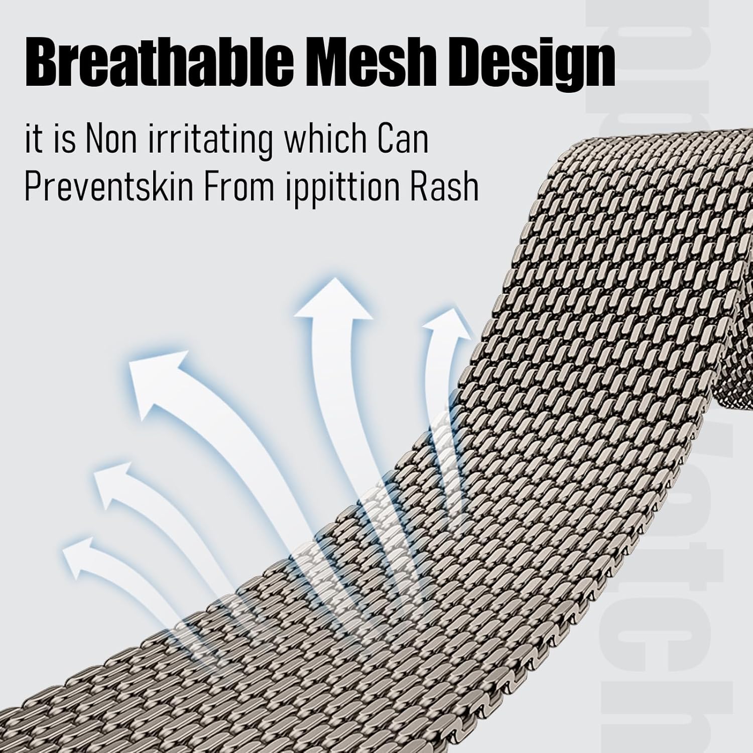 Milanese Loop Compatible with Apple Watch Band 40mm 41mm 42mm 38mm Men Women, Magnetic Buckle Strap Stainless Steel Mesh Metal Bands for iWatch Series 11 10 9 8 7 6 5 4 3 SE3/2/1 - Image 4