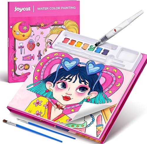 Vista 15 de JoyCat Libros de pintura con agua para colorear para niños pequeños, juegos de pintura de acuarela para niños de 3 a 5 años, 4 a 8 años, actividades