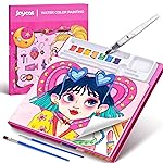 JoyCat Paint with Water Coloring Books for Toddlers, Watercolor Painting Sets for Kids Ages 3-5 4-8, Arts and Crafts Drawing Activities Toy Birthday Gift for Boys Girls (Makeup & Manicures)