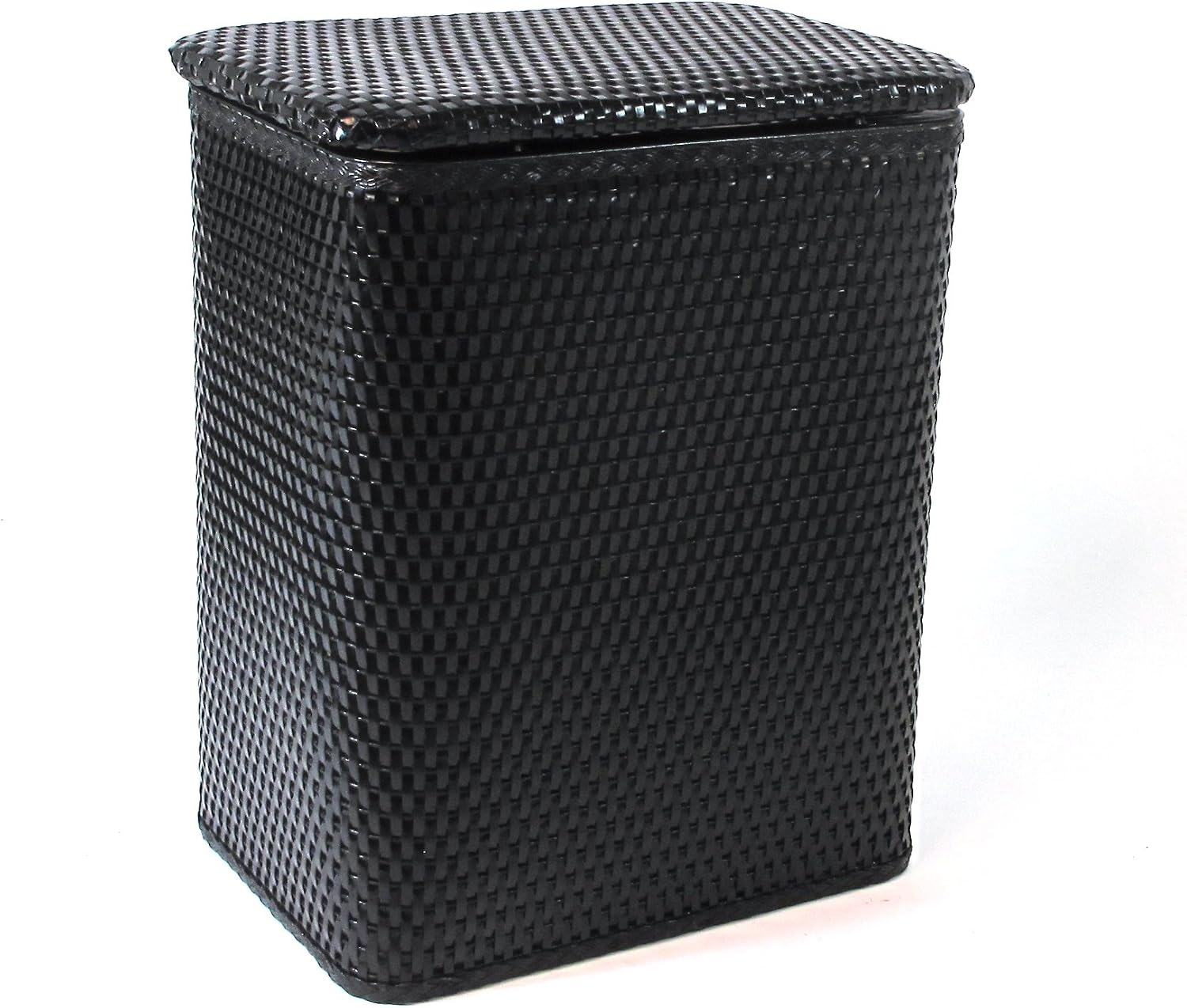 RedmonUSA Redmon for Kids Chelsea Pattern Wicker Nursery Hamper, Black