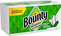 Vista 9 de Bounty Servilletas de papel, blancas, 200 unidades, el embalaje puede variar