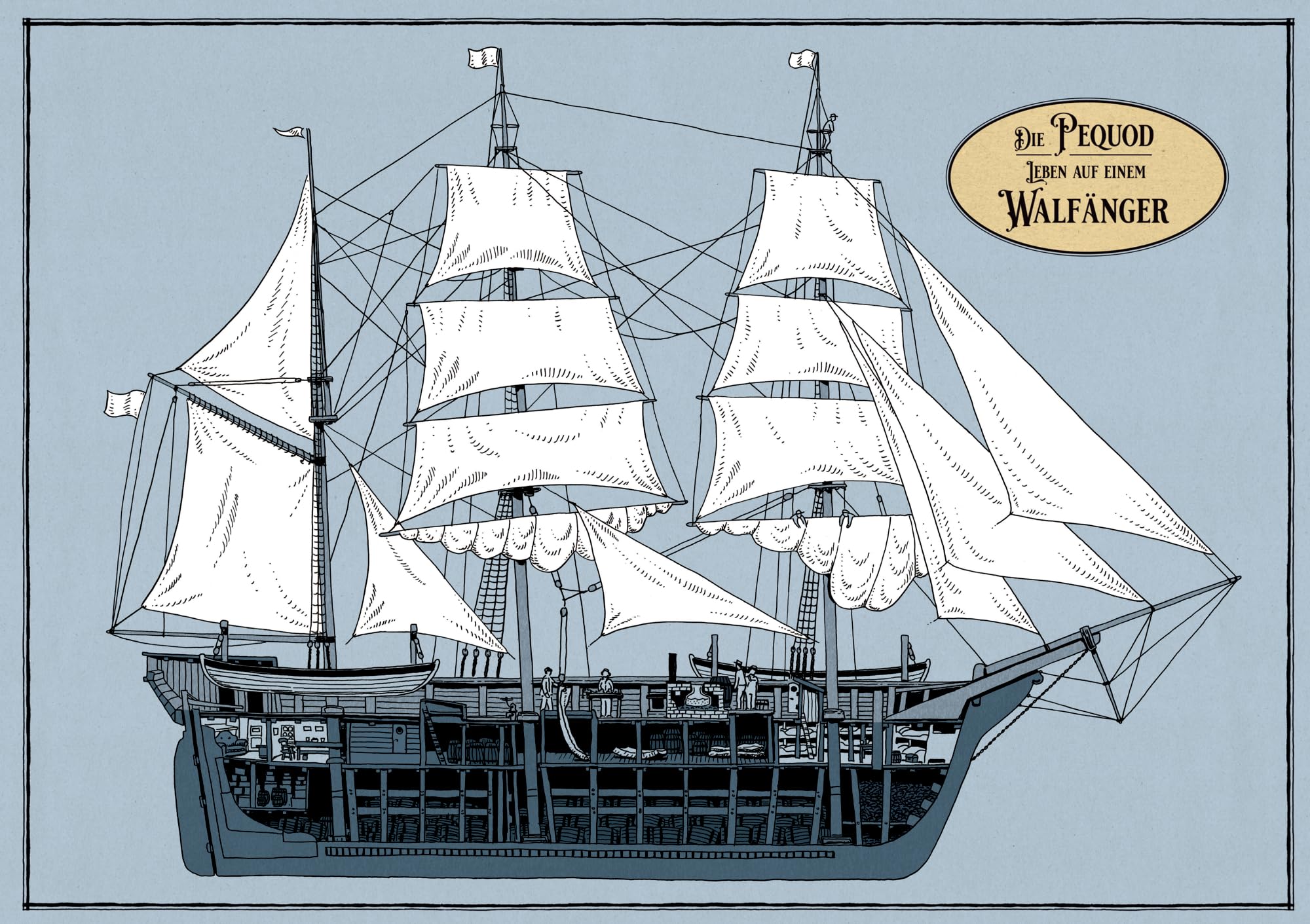 Moby Dick: oder Der Wal: Abenteuer-Klassiker mit 10 aufwendig gestalteten Extras. Durchgehend handillustriert, mit Leseband (Große Schmuckausgabe)