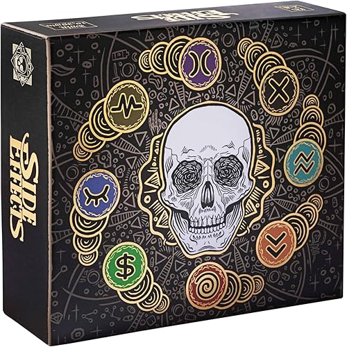 Pillbox Games Side Effects | Strategic Take that Card Game of Therapy, Medication, Disorder Cards & Chaotic Interaction | Stylish Art Game for 2–8 Players Ages 14+ | 10–30 Minute Playtime