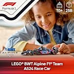 LEGO Speed Champions BWT Alpine F1 Team A524 voiture de course - Ensemble de construction pour enfants, garçons et filles, à partir de 10 ans - Voiture jouet pour fans de F1 - Idée cadeau pour un anniversaire - 77248