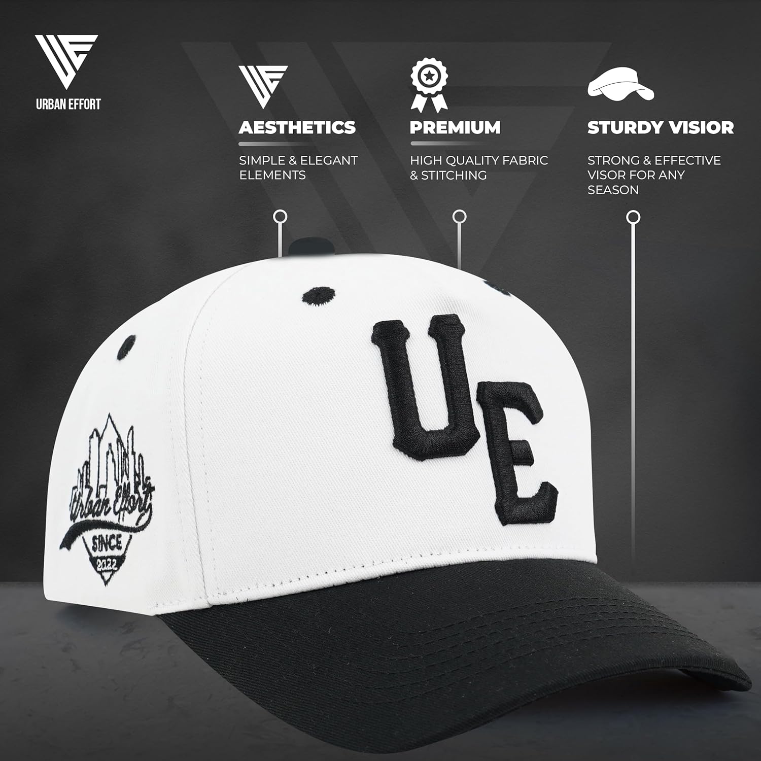 Urban Effort Vintage Trucker hat - for Men Women Baseball Hat - Trendy Sports Snapback Closure for Your Style & Outdoors - Image 3