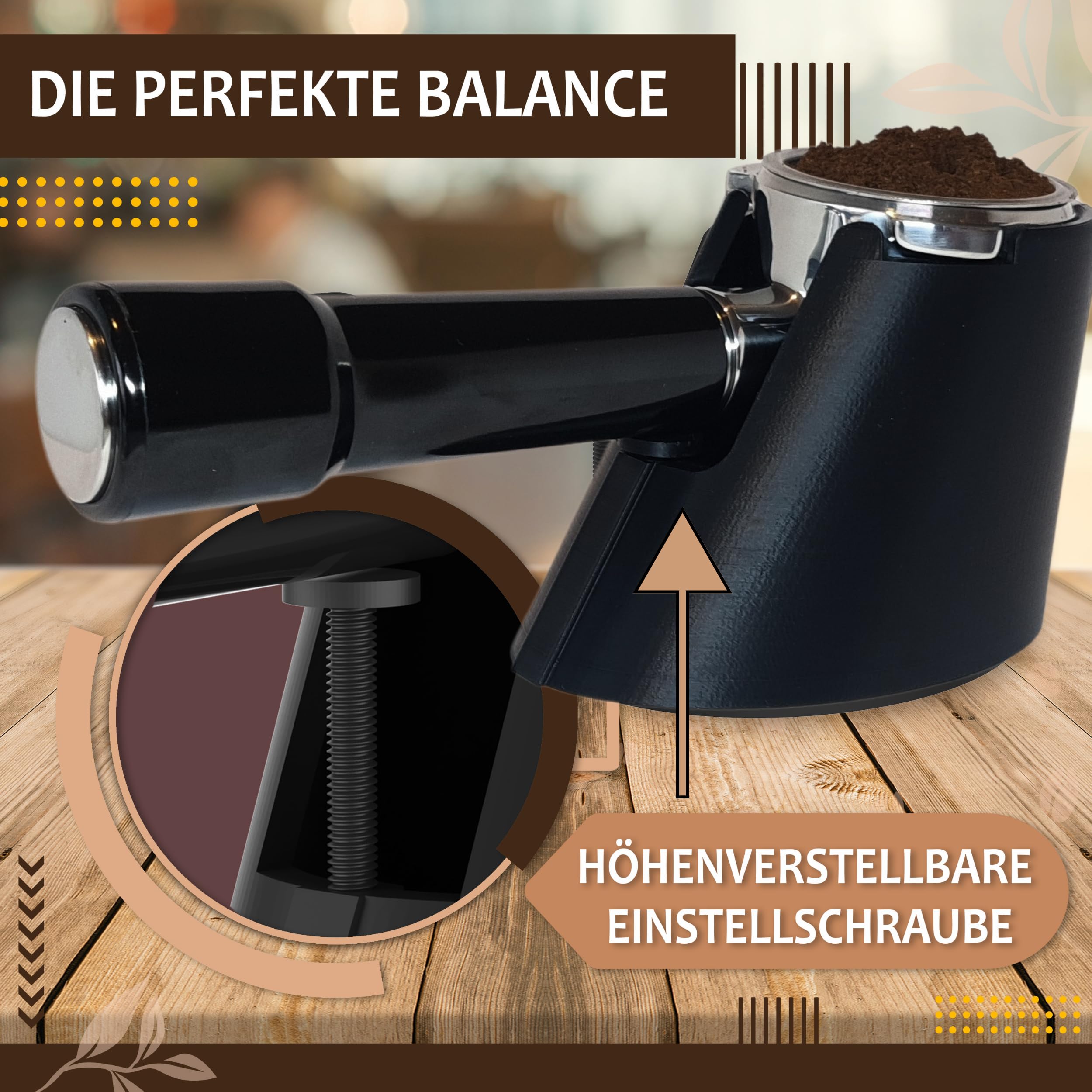 Station De Tassage Café 7-en-1 Pour Delonghi EC680/EC685 - Compatible 51/54/58mm - Organisation Parfaite Barista