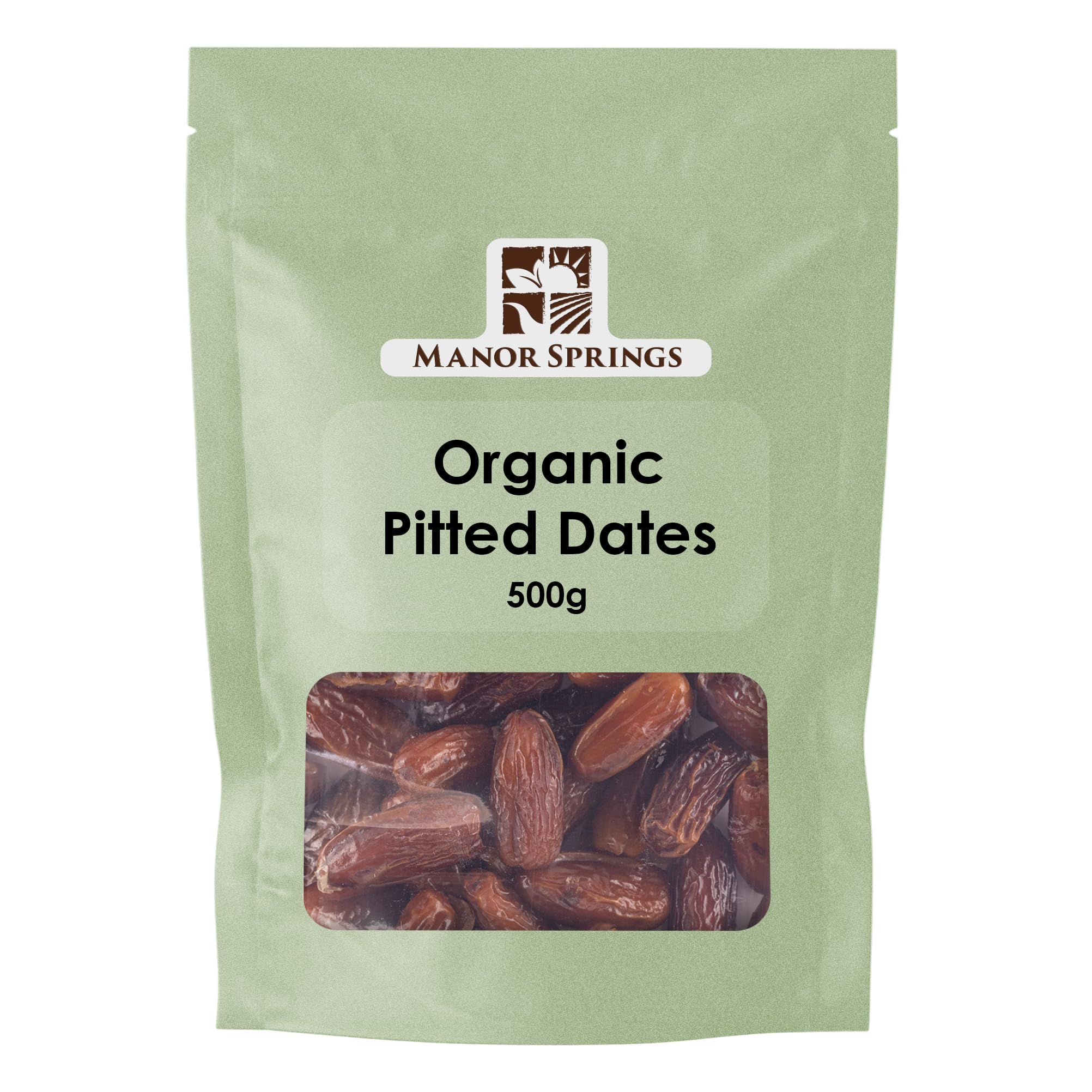 Organic Dates Pitted Deglet Nour 500g by Manor Springs Organic