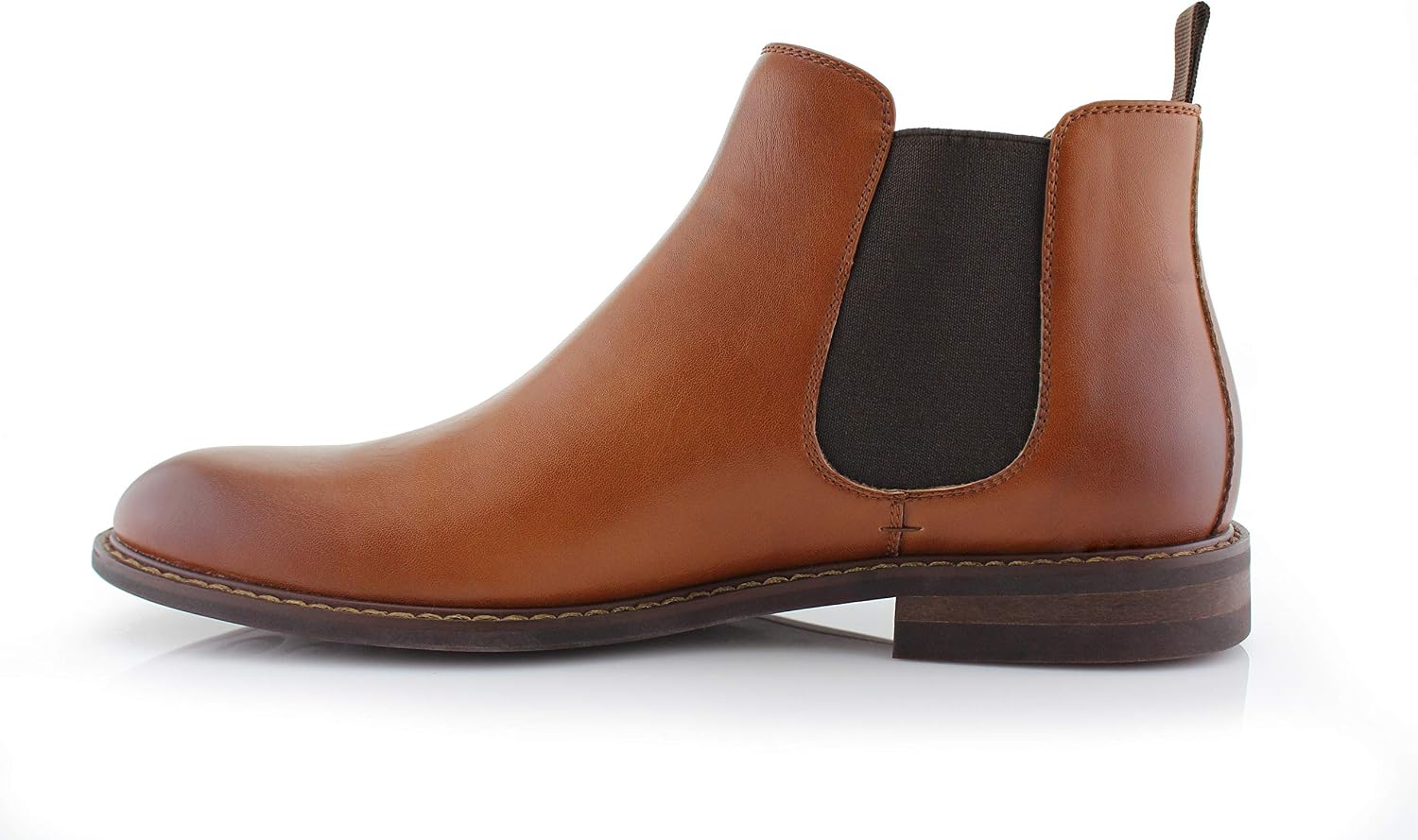 Polar Fox Men's Engineer Boot | Motorcycle Style Ankle Boot with Buckle Straps & Side Zipper |