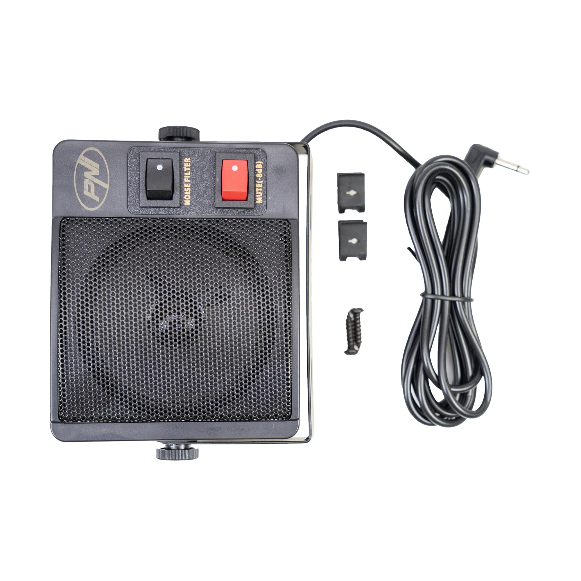 Zewnętrzny głośnik PNI DE750 do stacji radiowych CB, 8 omów, 4 W, głośnik 3", gniazdo 3,5 mm