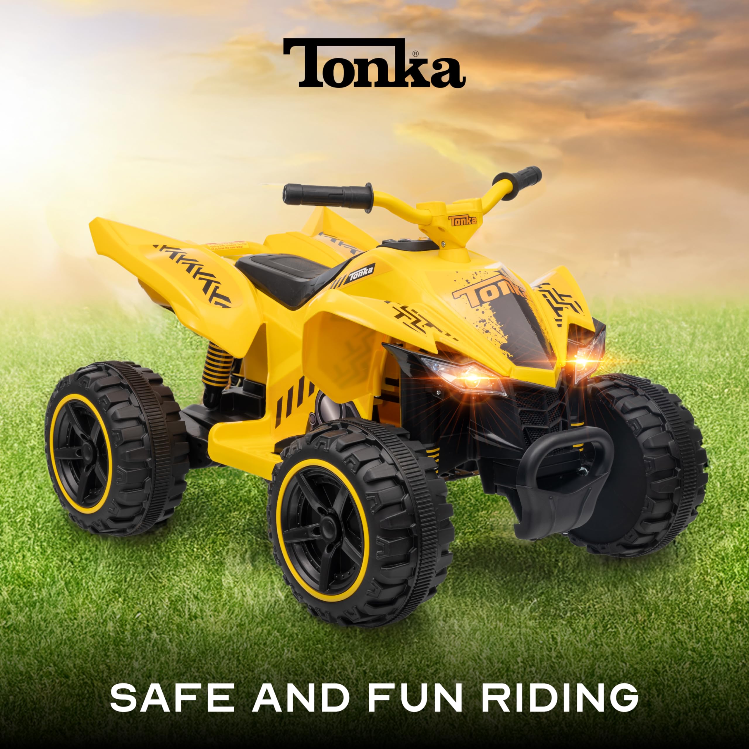 Amazon.com: Tonka 12V ATV Ride On Toy, Fun and Exciting Ride for