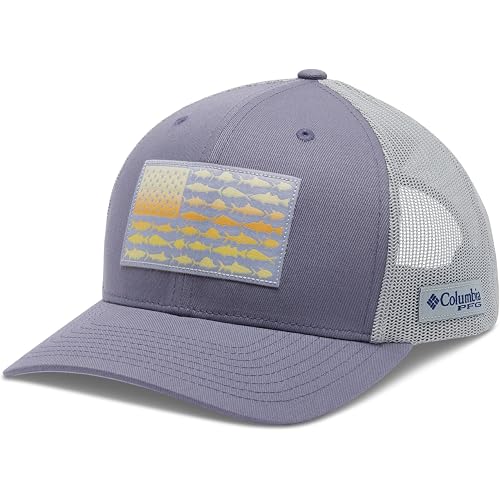 Columbia PFG Fish Flag Mesh Snap Back