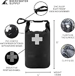 Breakwater Supply™ AFAK Waterproof First Aid Kit, 101 Pieces Emergency Accessories in Dry Bag, IFAK Trauma Kit for Camping, Hiking, Backpacking