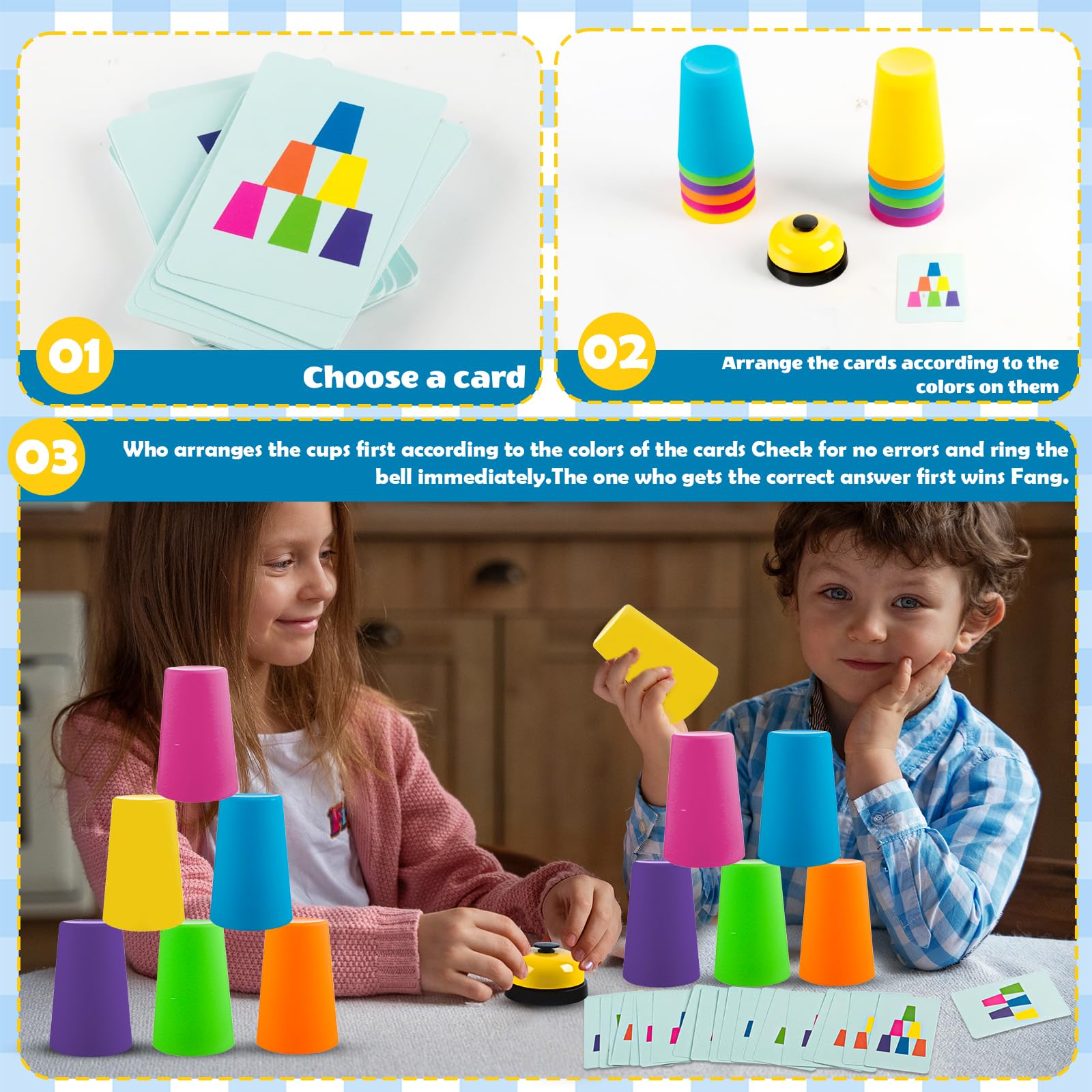 Juegos de tazas rápidas para niños, juego clásico de vasos apilables de velocidad para niños, vaso apilable volador, juego interactivo para padres e hijos | Bodega Aurrera en línea Juegos de tazas rápidas para niños, juego clásico de vasos apilables de velocidad para niños, vaso apilable volador, juego interactivo para padres e hijos | Bodega Aurrera en línea