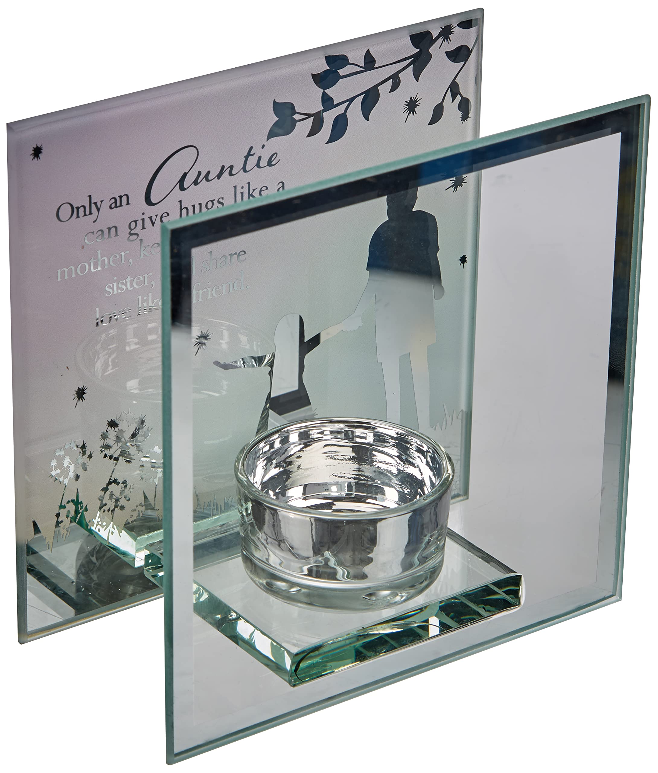 Juliana Reflections Of The Heart Mirror Tealight - Auntie 61580