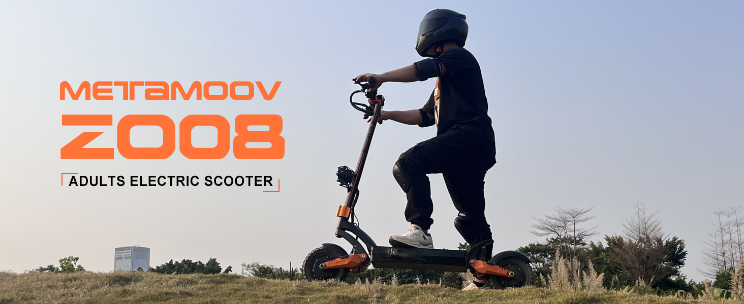 MetaMoov ZO08 Electric Scooter, 3000W Dual Motors Scooter for