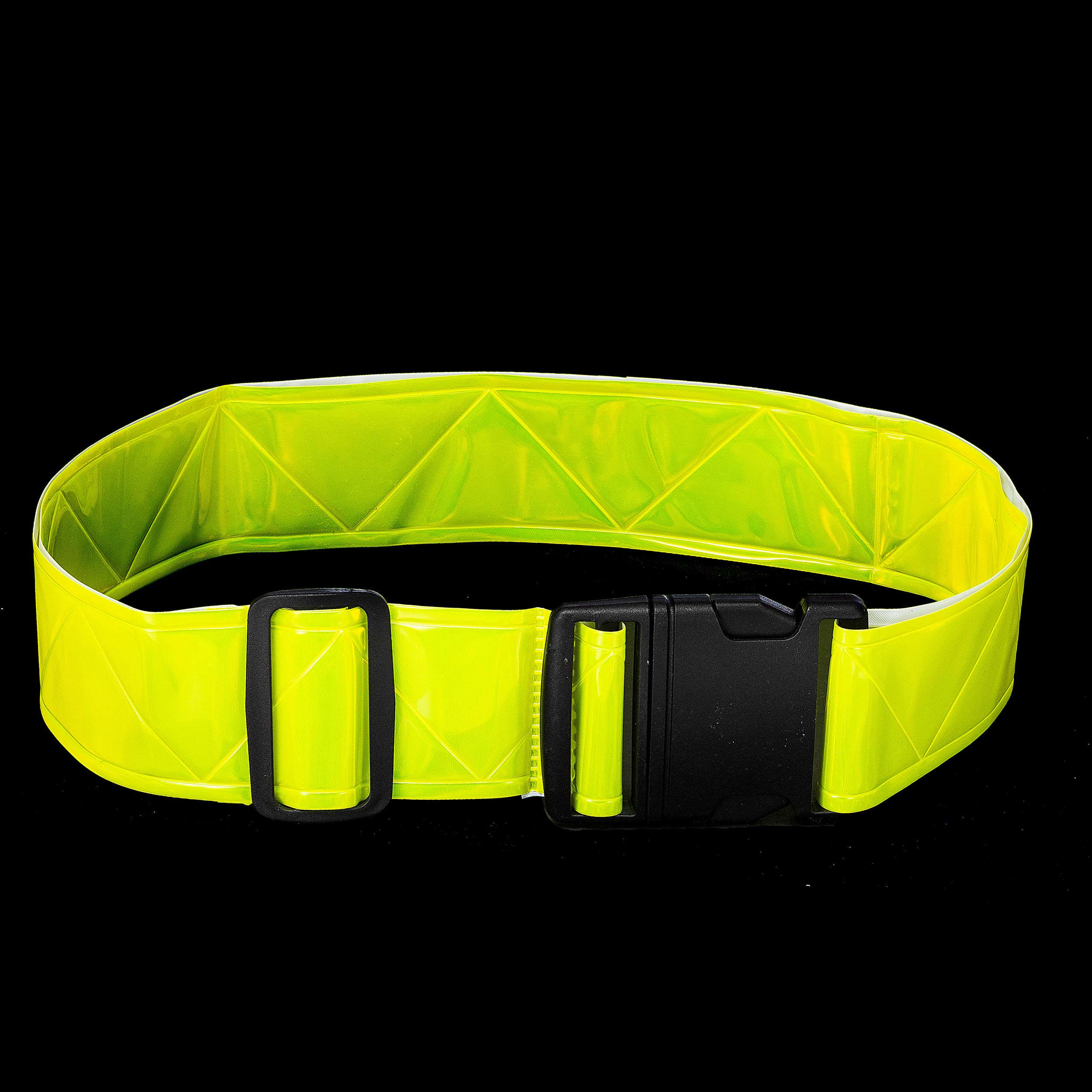 Best2go - Pack de 4 - Cinturón Reflectante de Seguridad para cinturón, cinturón de Seguridad, para Correr, Ciclismo, Caminar, maratón Militar.