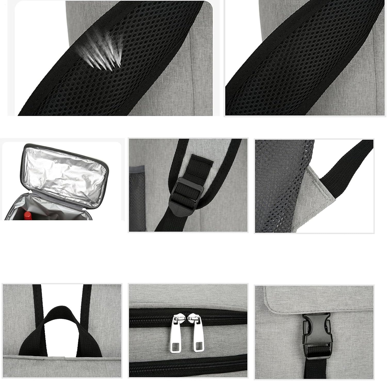 断熱クーラーバックパック、断熱クーラーバッグ、漏れ防止冷却パックサーマルバッグ、ピクニック、サイクリング、毎日の通勤、BBQ、キャン