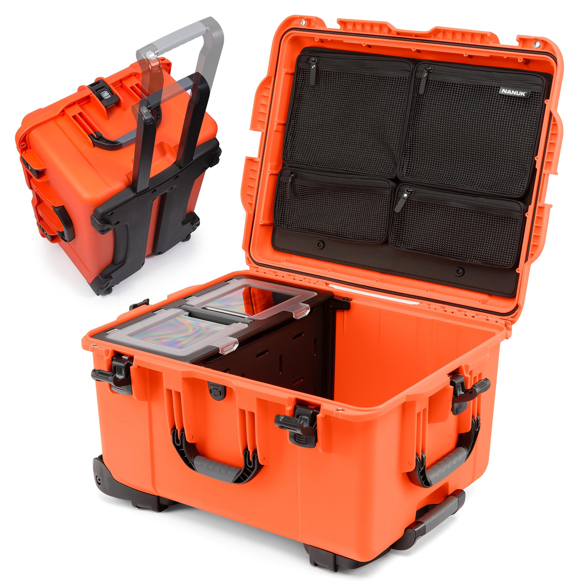 Valise de rangement étanche NANUK Trail 80 orange pour camping