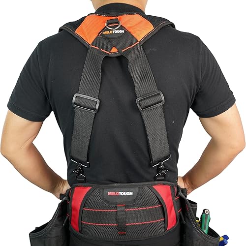 Miniatura 7 de MELOTOUGH Tirantes magnéticos para cinturón de herramientas con soporte móvil grande para teléfono