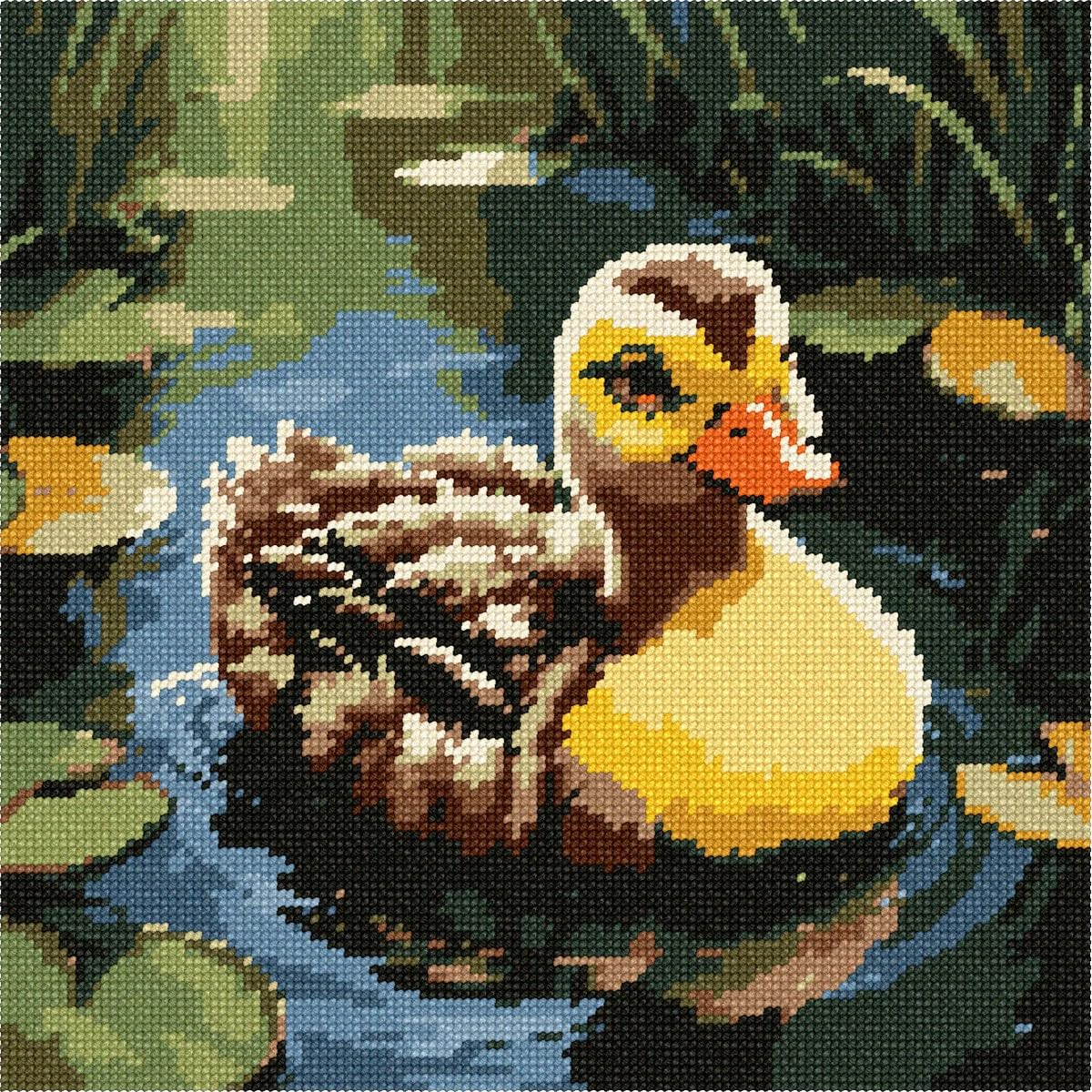 Pepita Needlepoint Canvas: Quack Quack Duck, 10