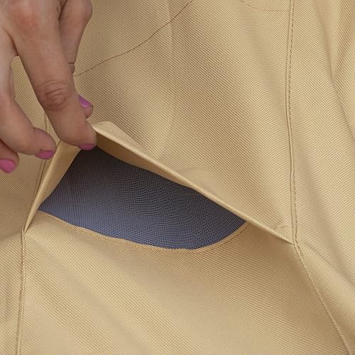 Miniatura 4 de Classic Accessories. Funda para mesa auxiliar Veranda u otomanos cuadrados., XS, Pebble