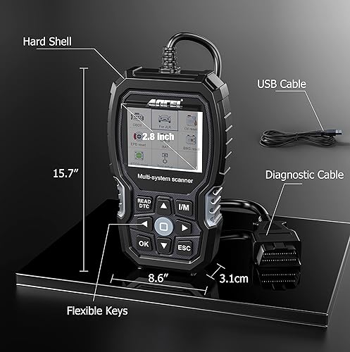 Miniatura 8 de ANCEL LD700 Herramienta de diagnóstico de todos los sistemas para Land Rover Jaguar, escáner OBD2 de funciones completas con registro de batería de