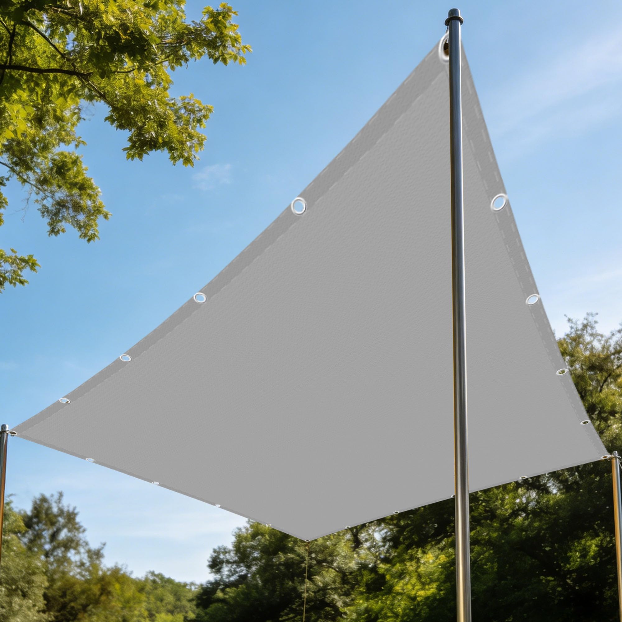 Voile d'ombrage imperméable contre la pluie et le vis-à-vis