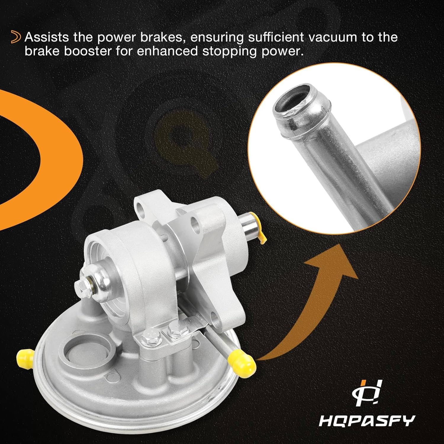 Vacuum Pump 97241035 Compatible with Isuzu NPR HD Gas V8 L96 LQ4 L31 L05 L96 LY6 LQ4 Crew CAB 1995-2019. Replace# - ‎8972410351, 904-862 Brake Vacuum Pump