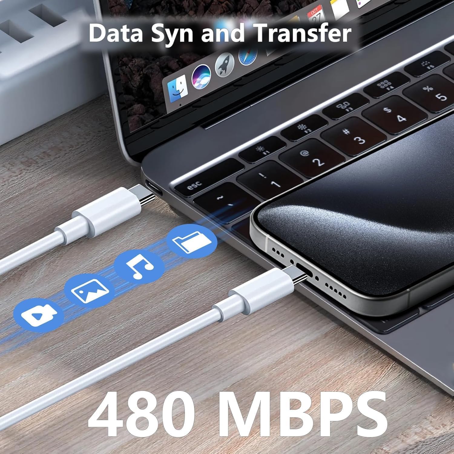 iPad Charger Fast Charging,[Apple MFi Certified]40W Fast USB C Charger Block 10FT USB C to C Cable Cord for iPad Pro 13/12.9/11 inch,iPad A16 11/10th,iPad Air 13/11 inch M4/M3/M2/5th/4th,iPad mini 7/6