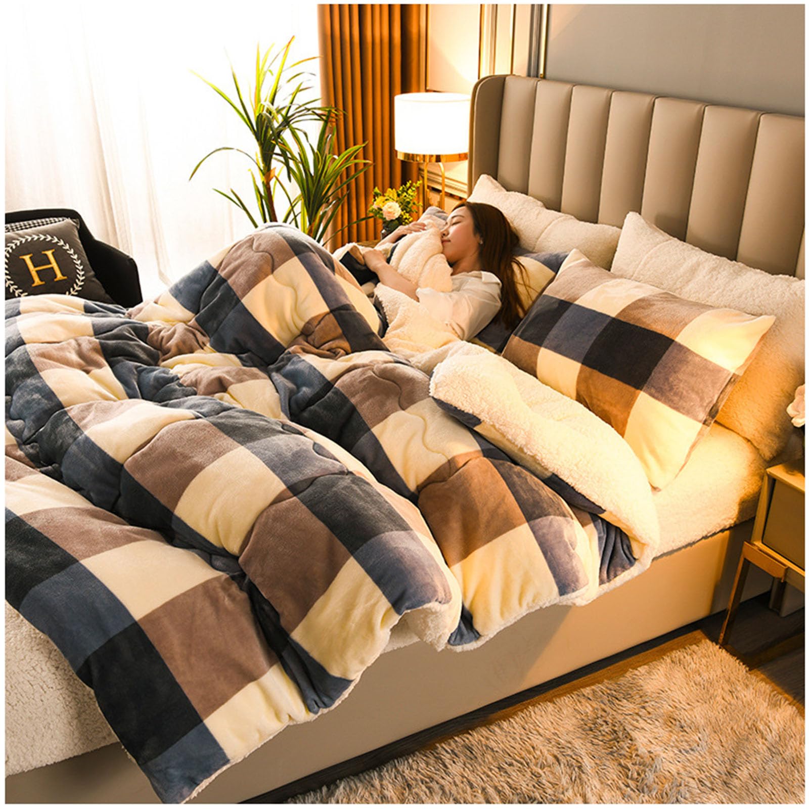 Couette en laine anti-allergique et anti-poussière ZTGL D