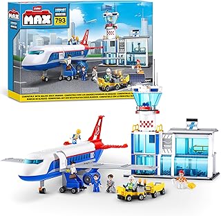 Max Adventure Airport Playset (793 pieces)- Building Bricks