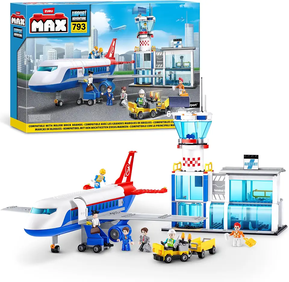 Max City INT, Airport Playset 785 bricks,bulk