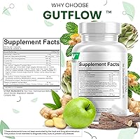 Vista 4 de Clean Nutraceuticals Colostrum Supplement Capsules Probiotics Pills Prebiotics, L-Glutamine, Digestive Enzymes, Folate, Fiber, ACV, Turmeric, Apple